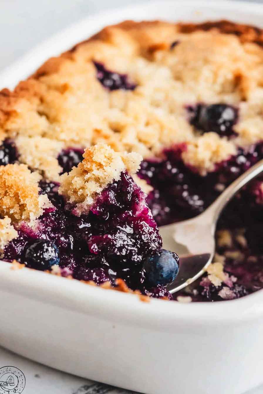 Blueberry Dump Cake Recipe - My Cook Point