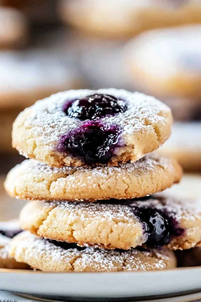 How to Serve Blueberry Jam Surprise Cookies