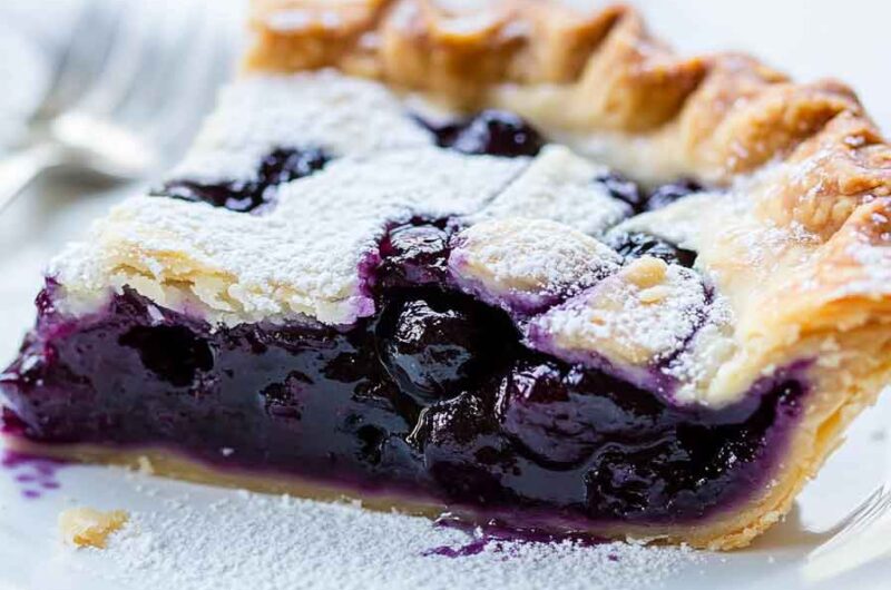 Blueberry Lavender Pie
