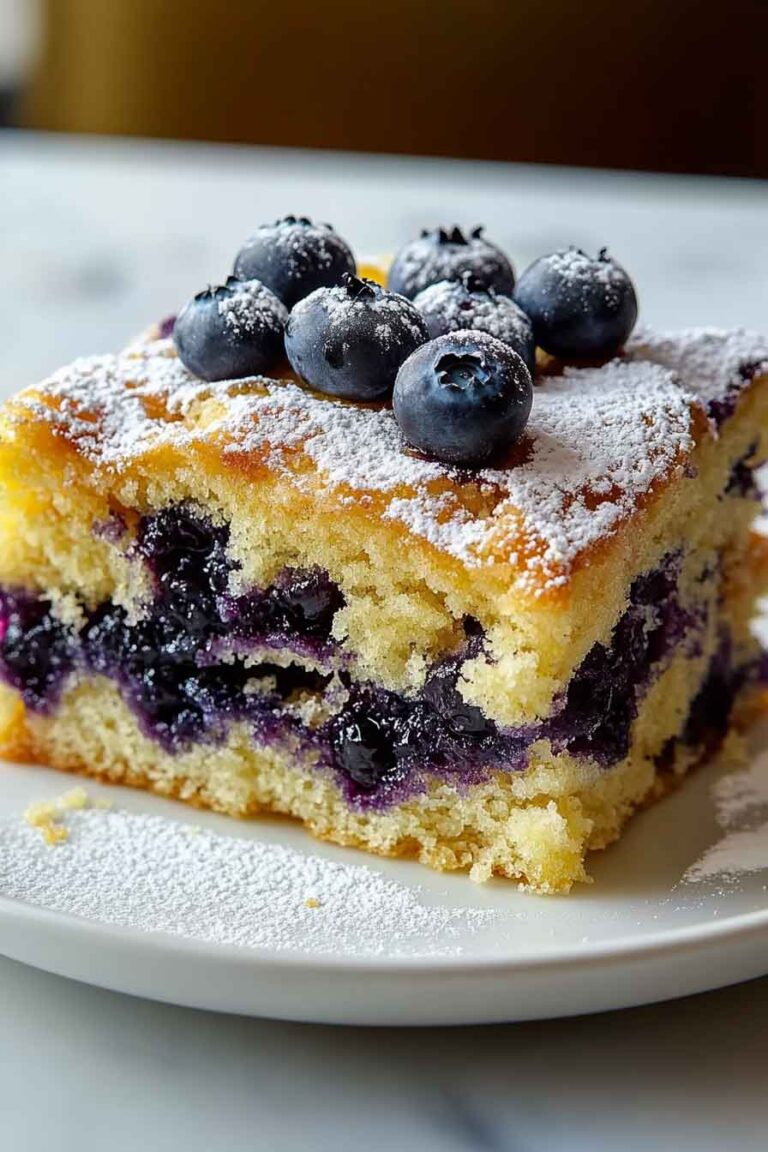 Blueberry Lemon Breakfast Cake