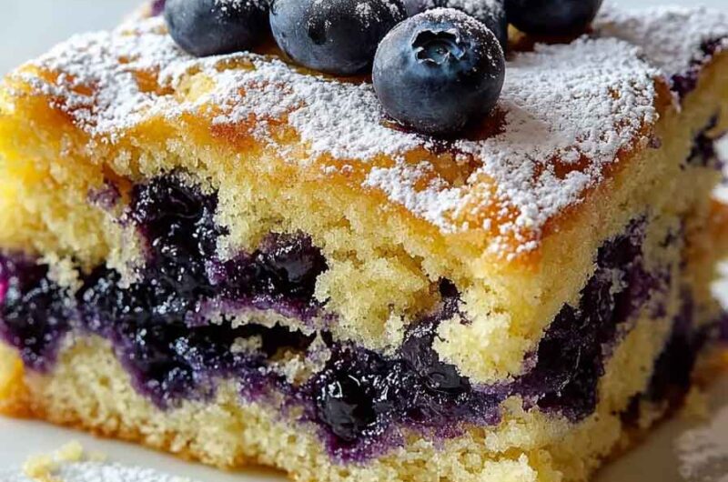 Blueberry Lemon Breakfast Cake