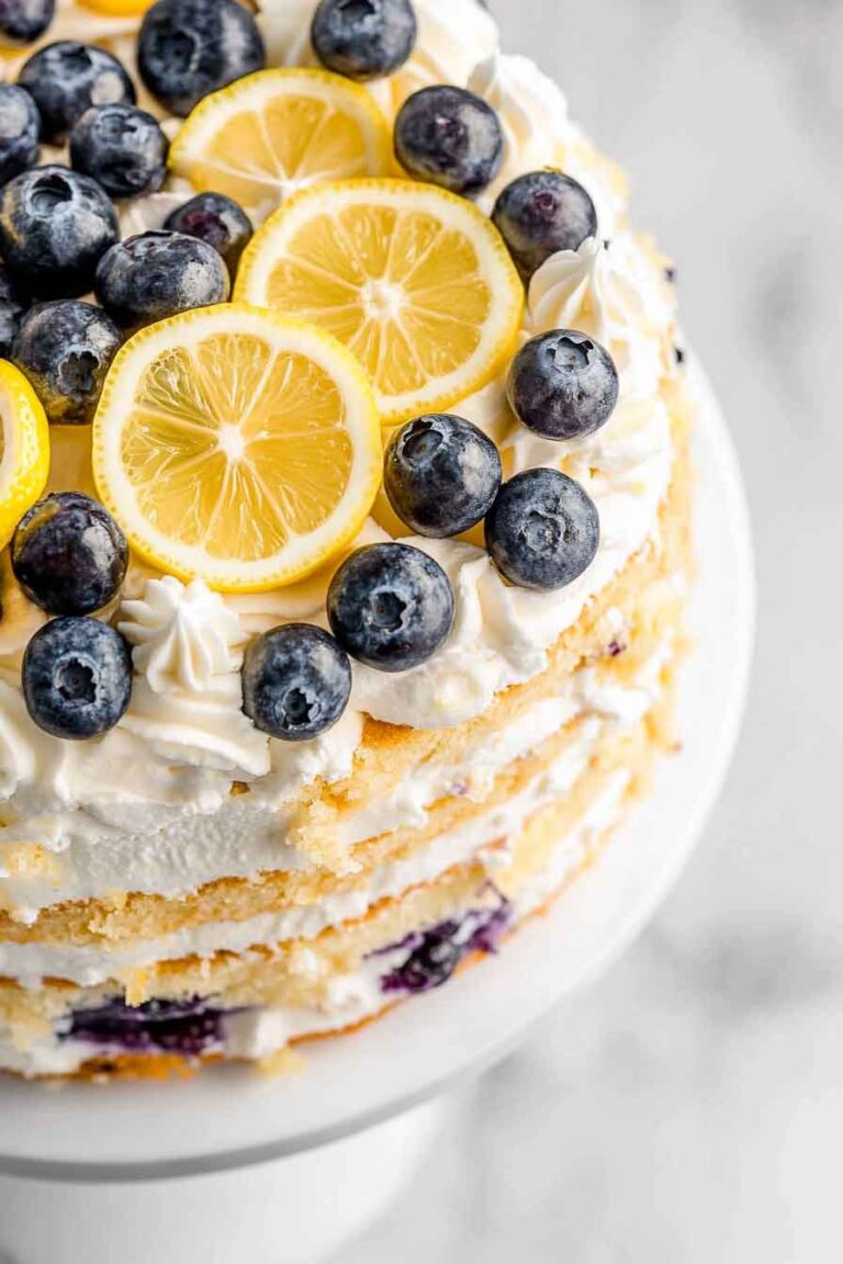 Blueberry Lemon Layer Cake