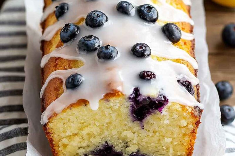 Blueberry Lemon Pound Cake