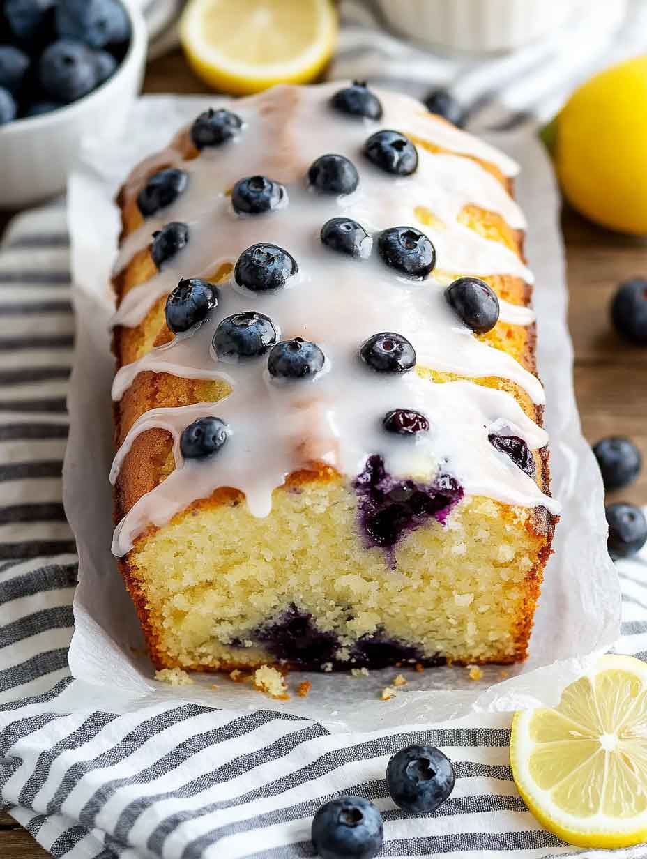 Blueberry Lemon Pound Cake