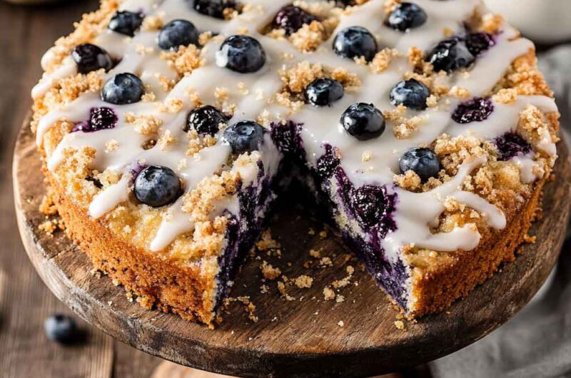 Blueberry Streusel Coffee Cake