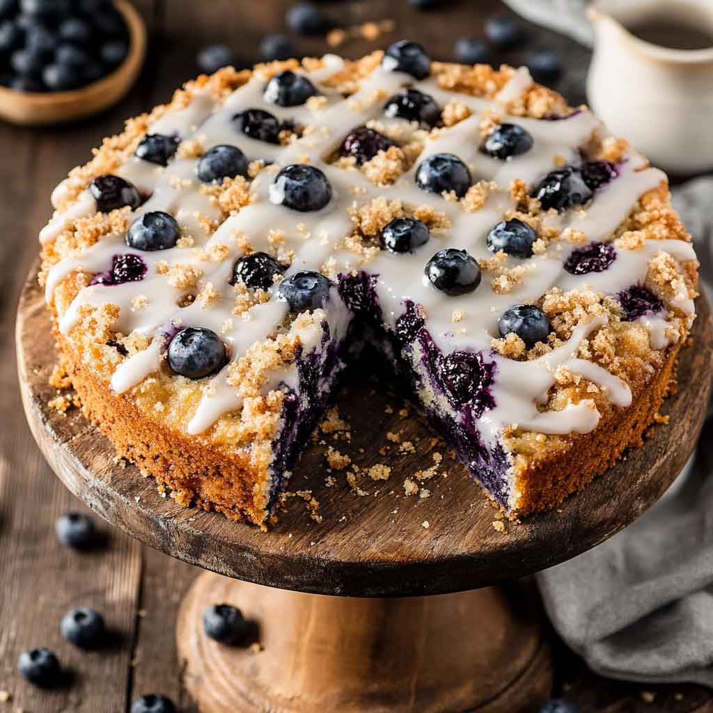 Blueberry Streusel Coffee Cake