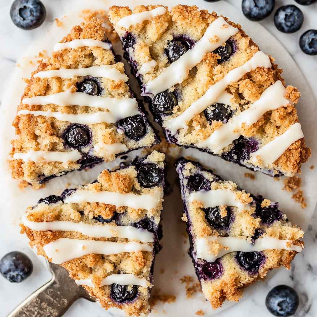 How to Serve Blueberry Streusel Coffee Cake