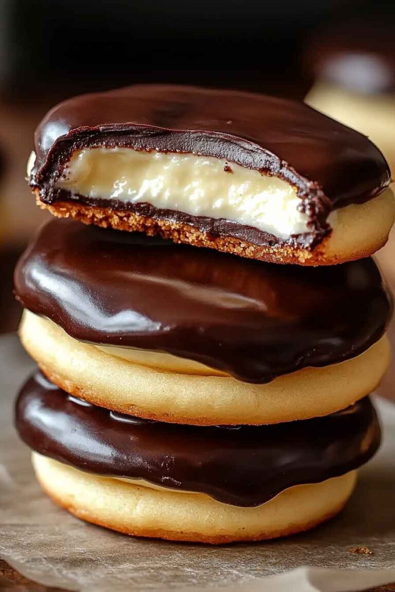 Boston Cream Pie Cookies