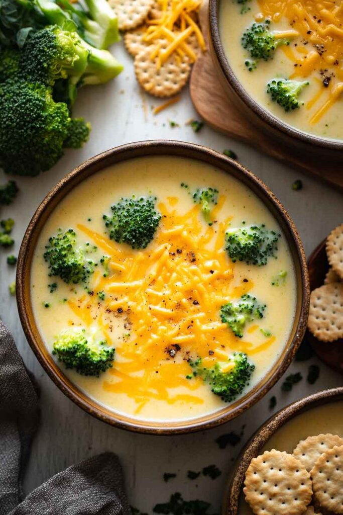 How to Serve Broccoli Cheese Soup