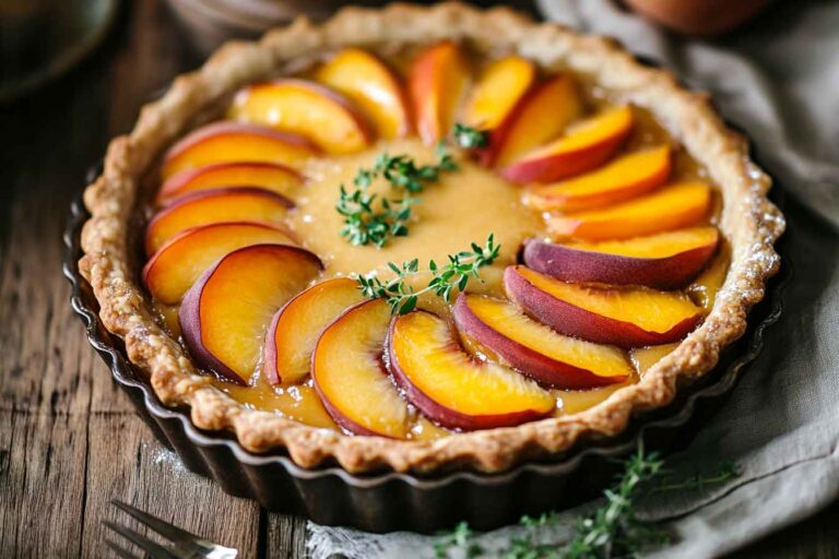 Brown Butter Peach Tarts