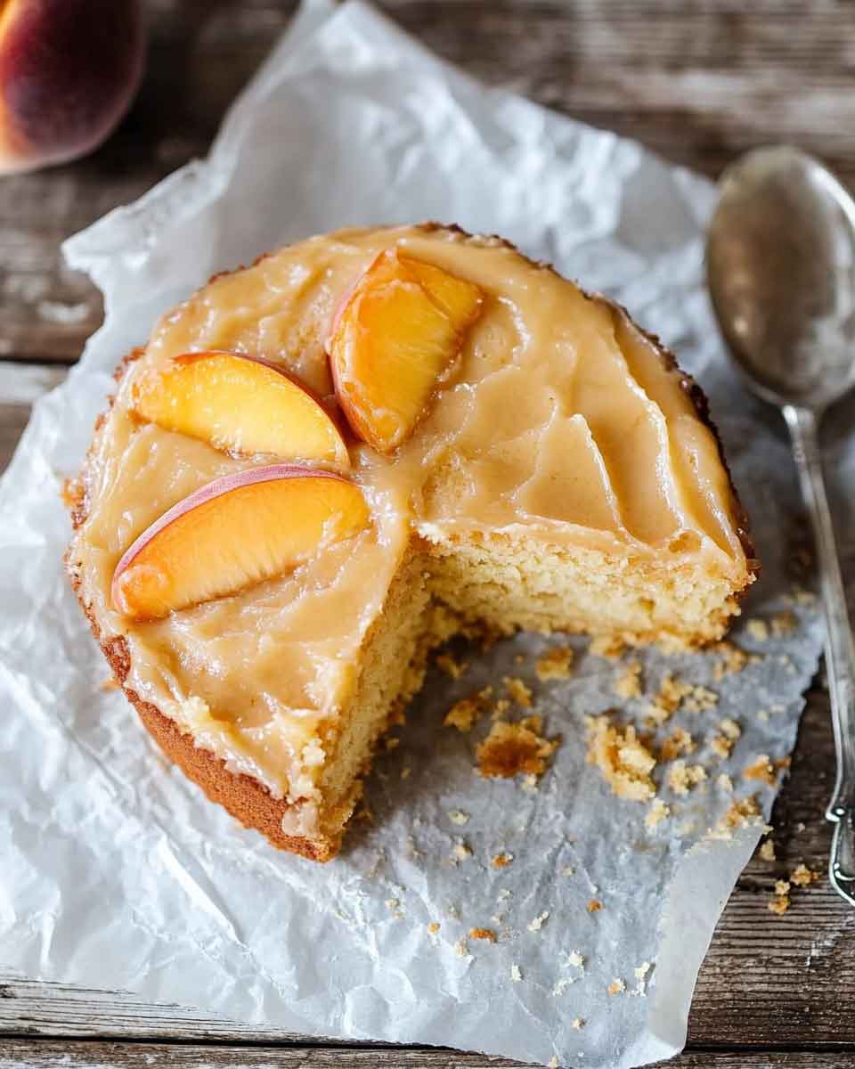 Brown Sugar Peach Cake Recipe