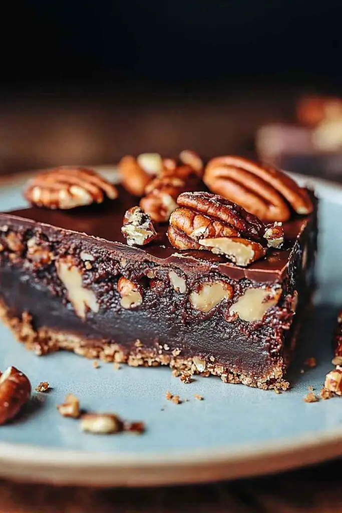 How to Serve Brownie Pecan Pie