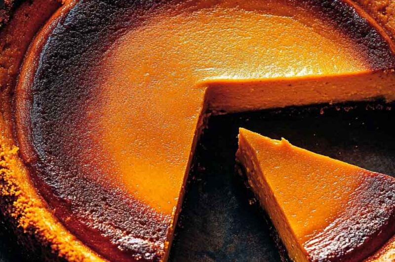 Burnt Basque Pumpkin Cheesecake