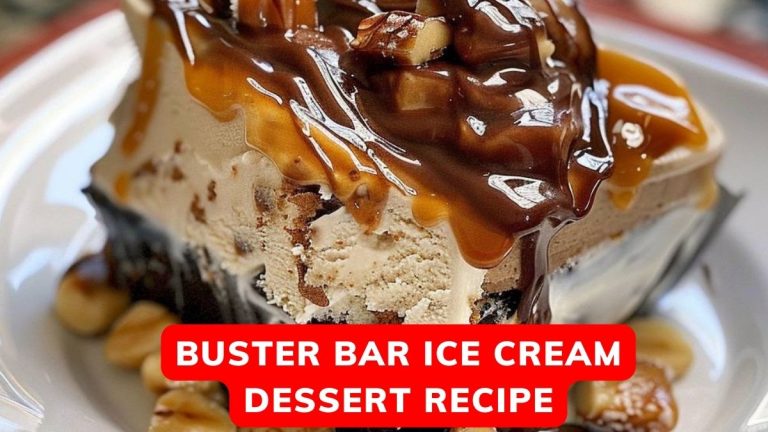 Easy Buster Bar Ice Cream Dessert Recipe