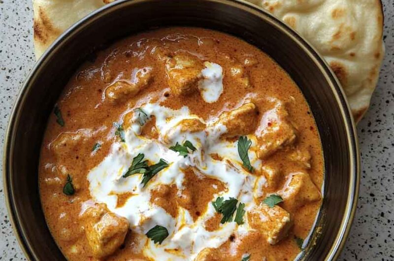 Butter Chicken & Garlic Naan