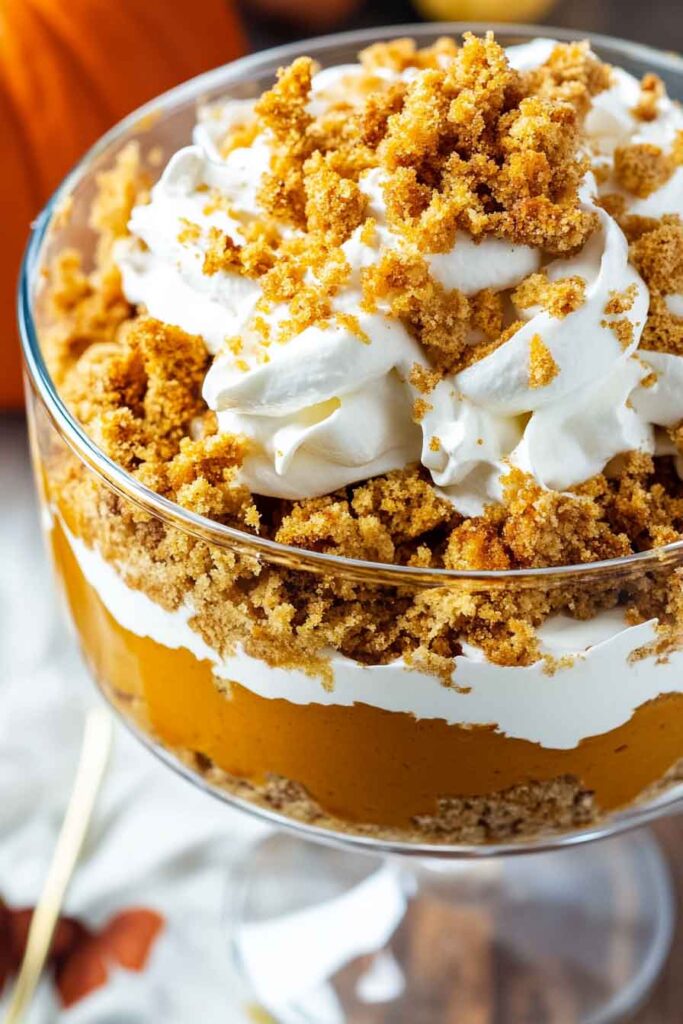 How to Serve Butterscotch Pumpkin Trifle