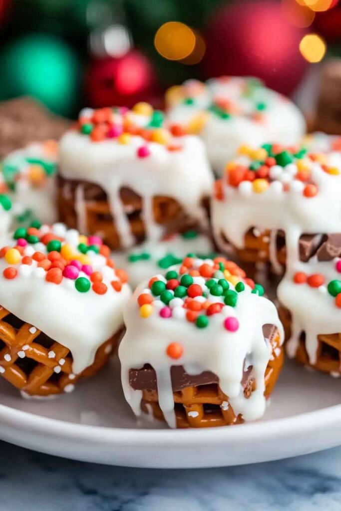 How to Serve Candy Bar Pretzel Bites