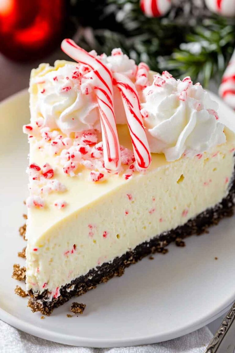 Candy Cane Cheesecake
