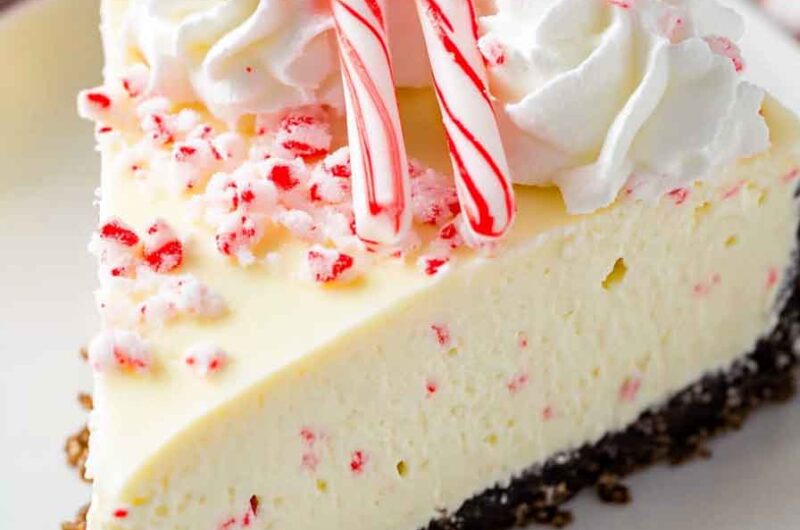 Candy Cane Cheesecake