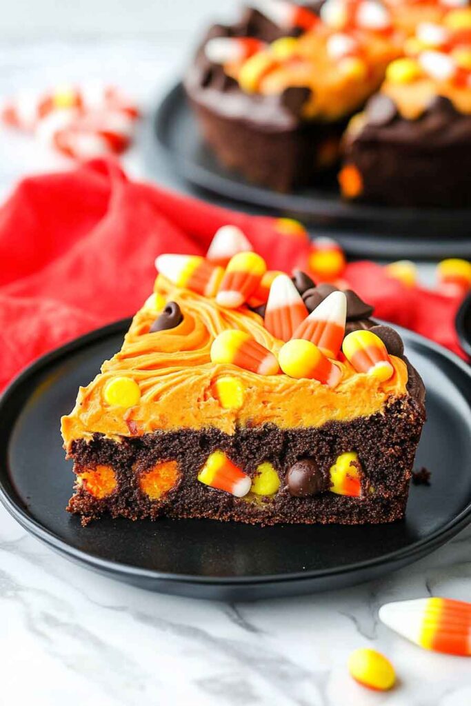 Candy Corn Cookie Cake Recipe