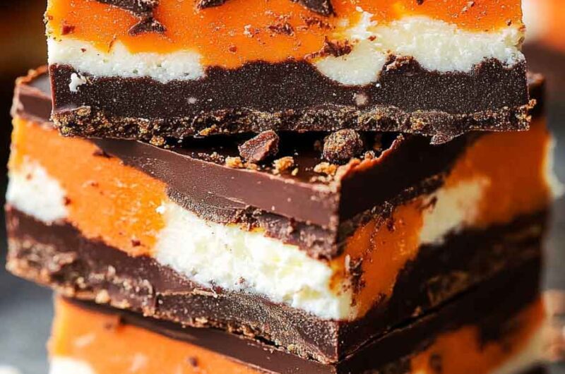 Candy Corn Truffle Bark