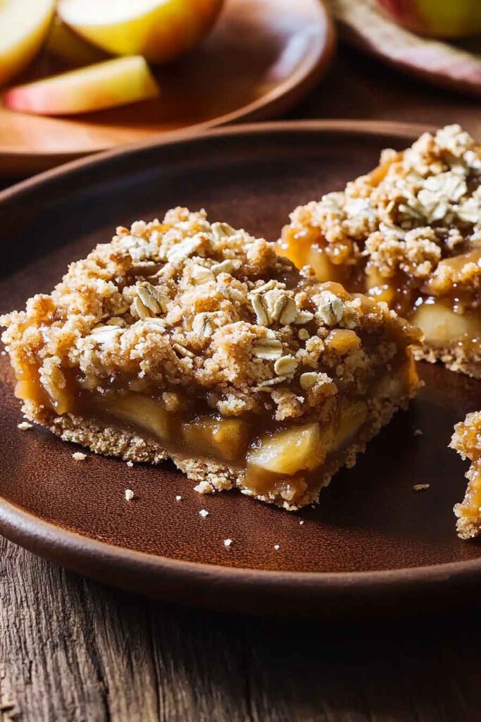 How to Serve Caramel Apple Bars