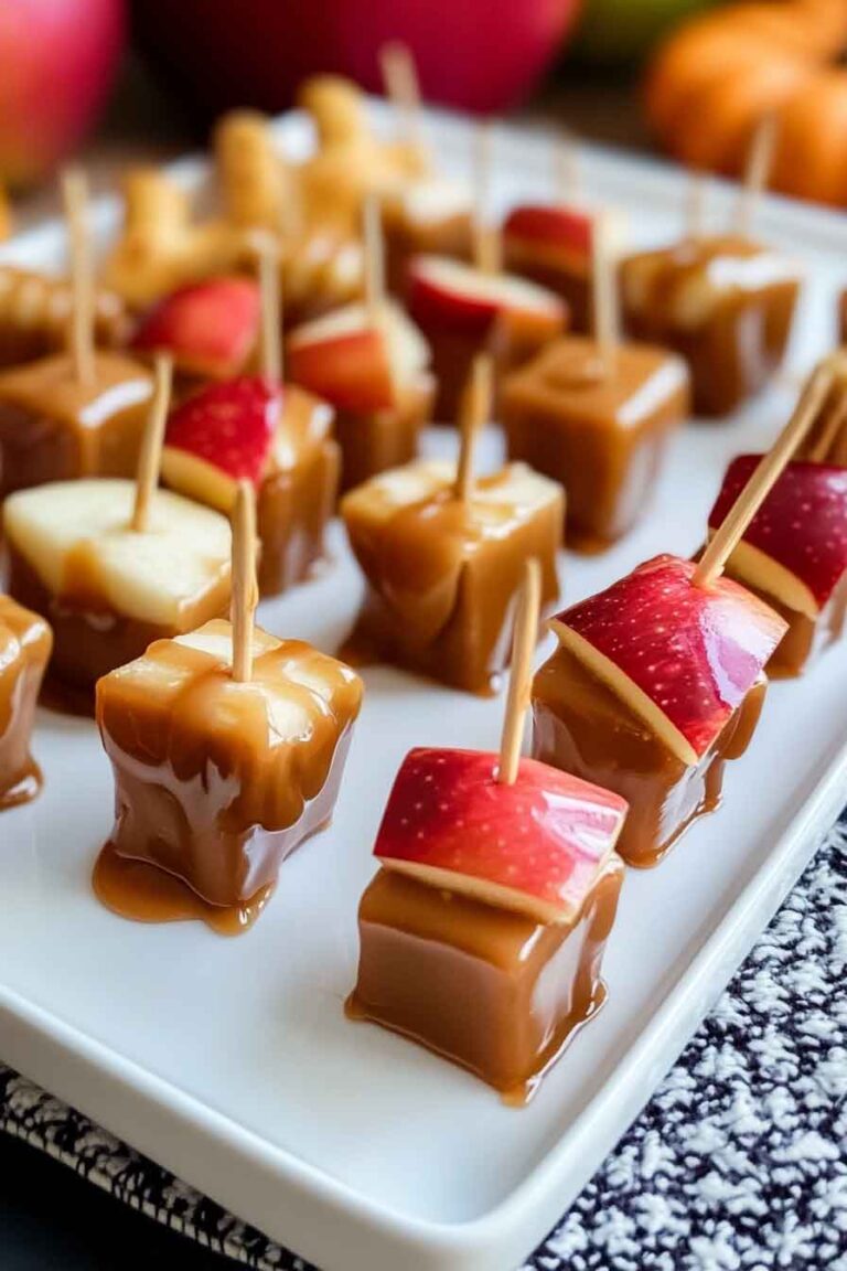 Caramel Apple Pretzel Bites