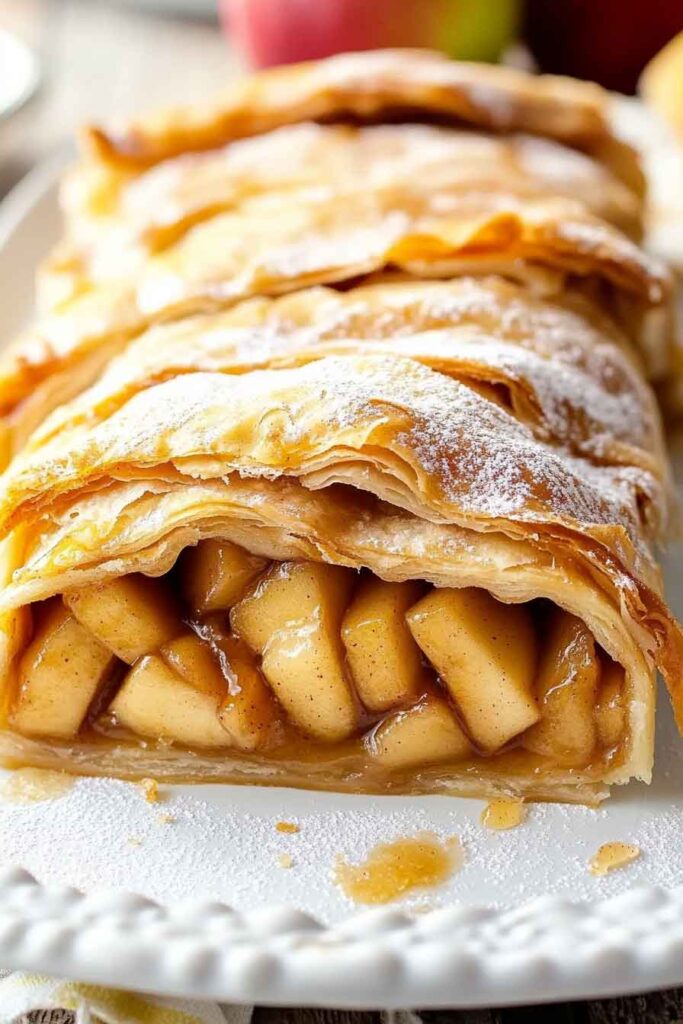 Caramel Apple Strudel