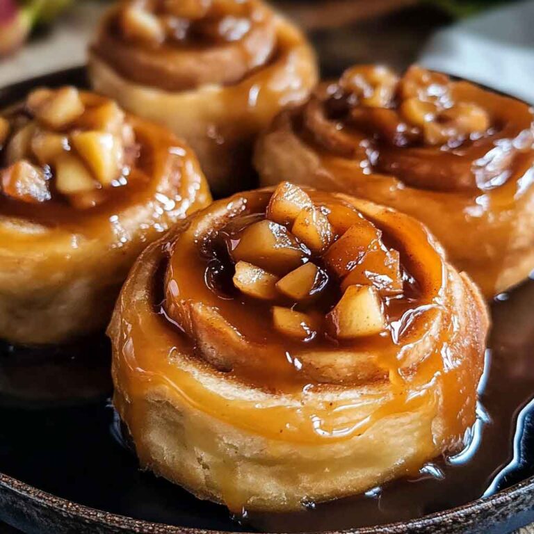 Caramel Apple Surprise Rolls