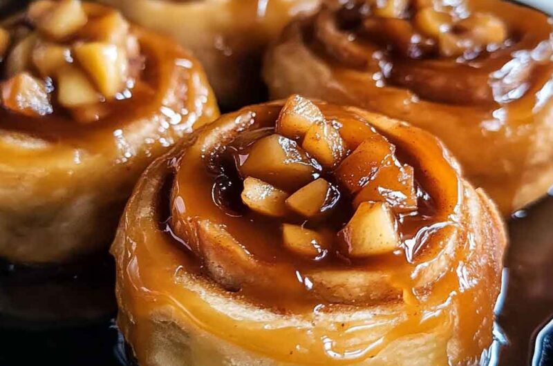 Caramel Apple Surprise Rolls