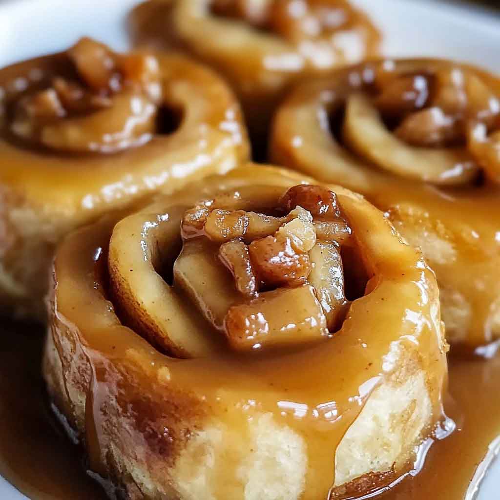 How to Serve Caramel Apple Surprise Rolls