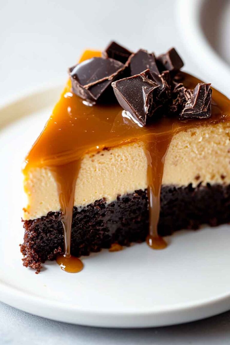 Caramel Brownie Cheesecake