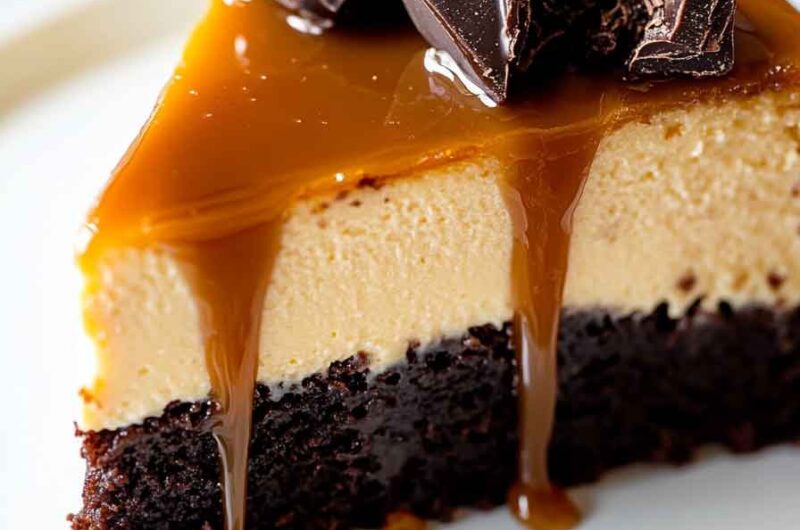 Caramel Brownie Cheesecake