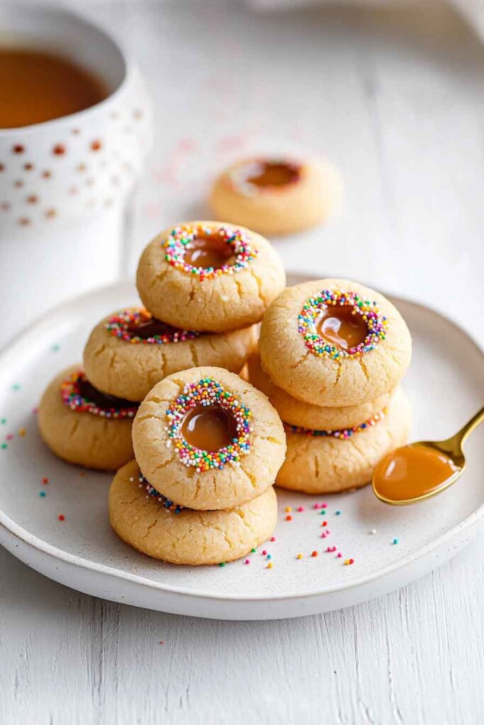 Caramel Button Cookies