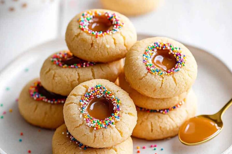 Caramel Button Cookies