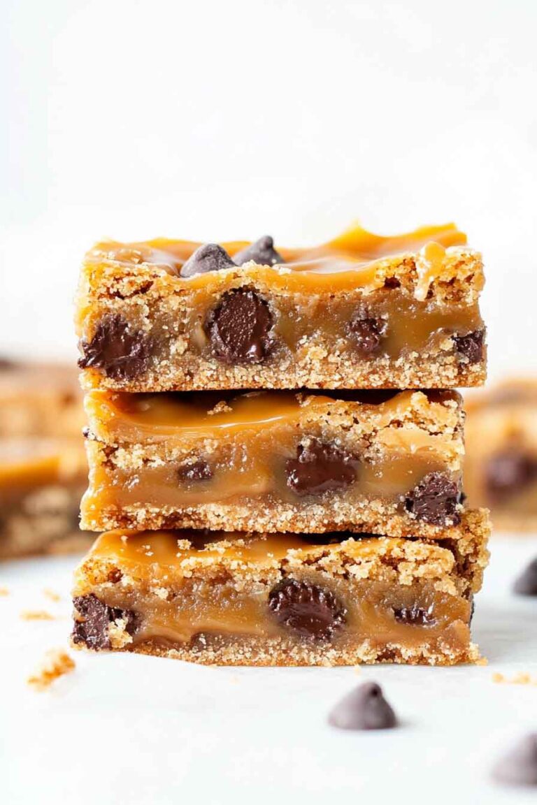 Caramel Chocolate Chip Bars