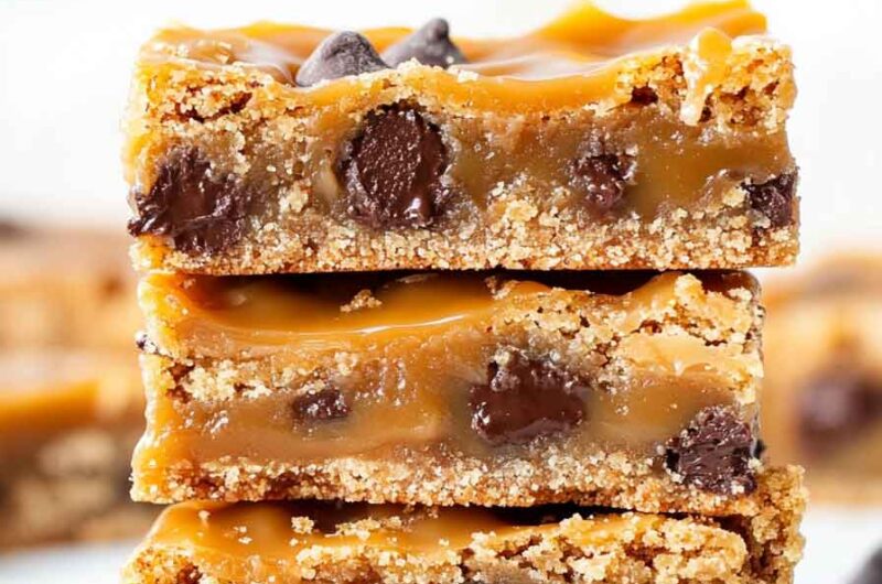 Caramel Chocolate Chip Bars