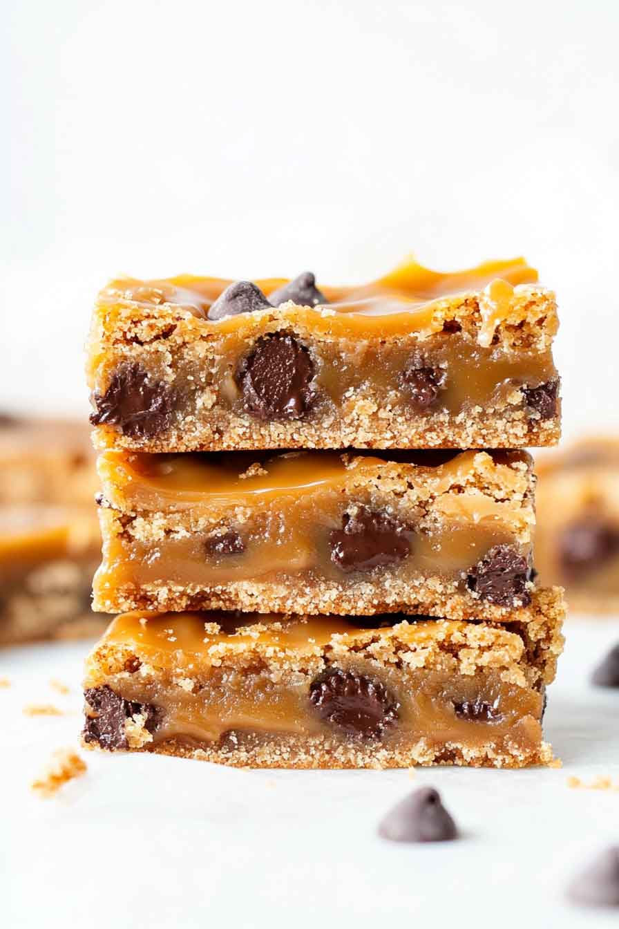 Caramel Chocolate Chip Bars