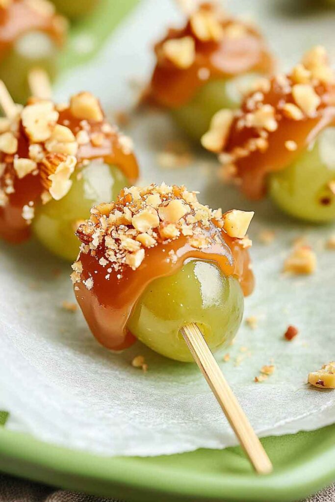 Caramel Grape Bites