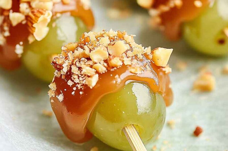 Caramel Grape Bites