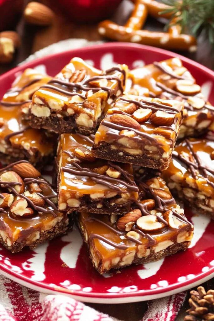 Caramel Pecan Pretzel Bars FAQs