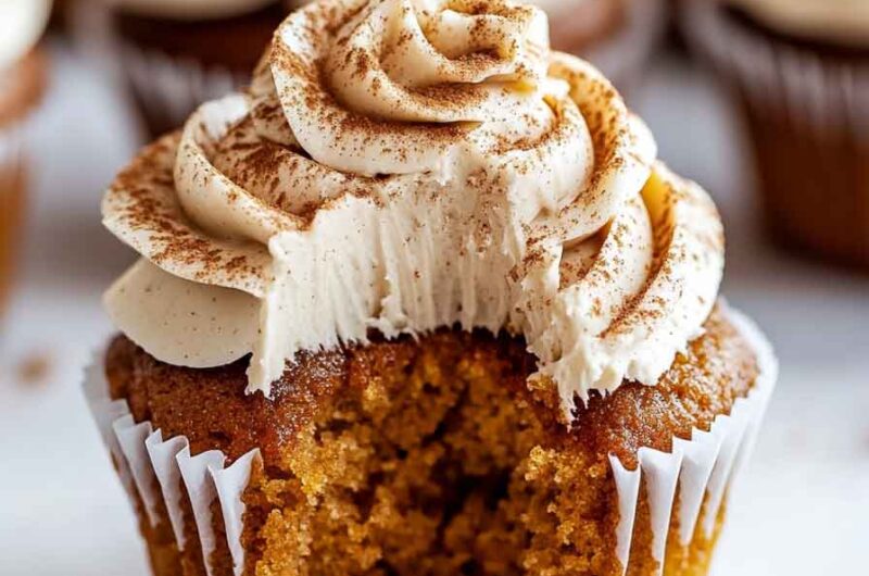 Chai Pumpkin Latte Cupcakes
