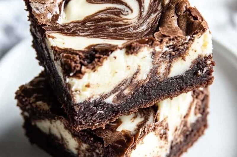 Cheesecake Swirl Brownies