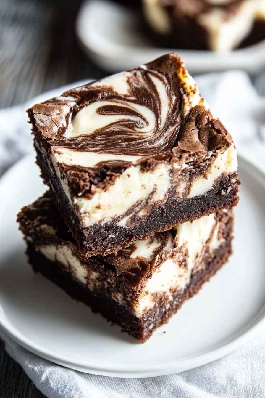 Cheesecake Swirl Brownies