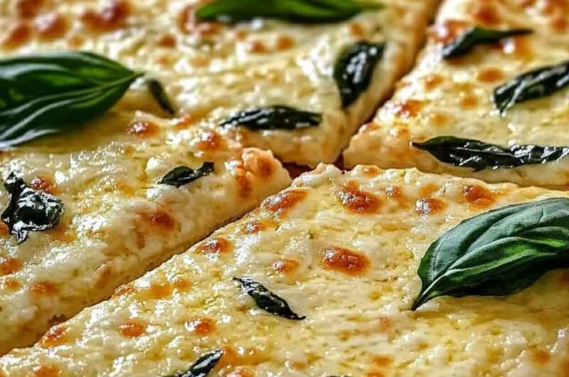 Cheesy Basil Garlic Pizza: A Flavor-Packed Delight