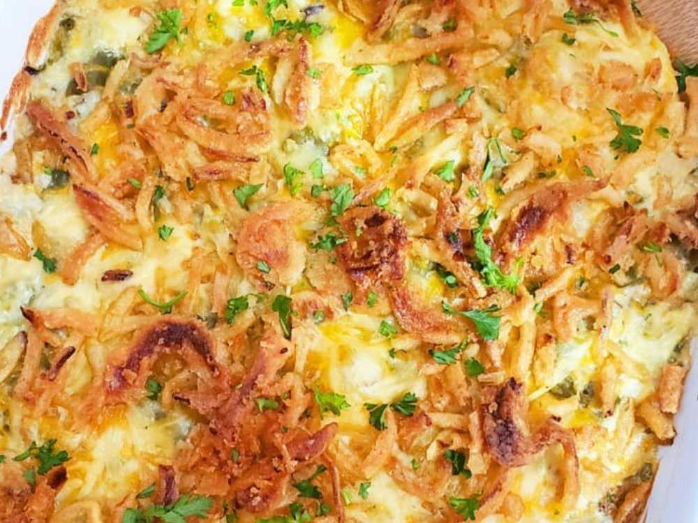 Cheesy Green Bean Casserole