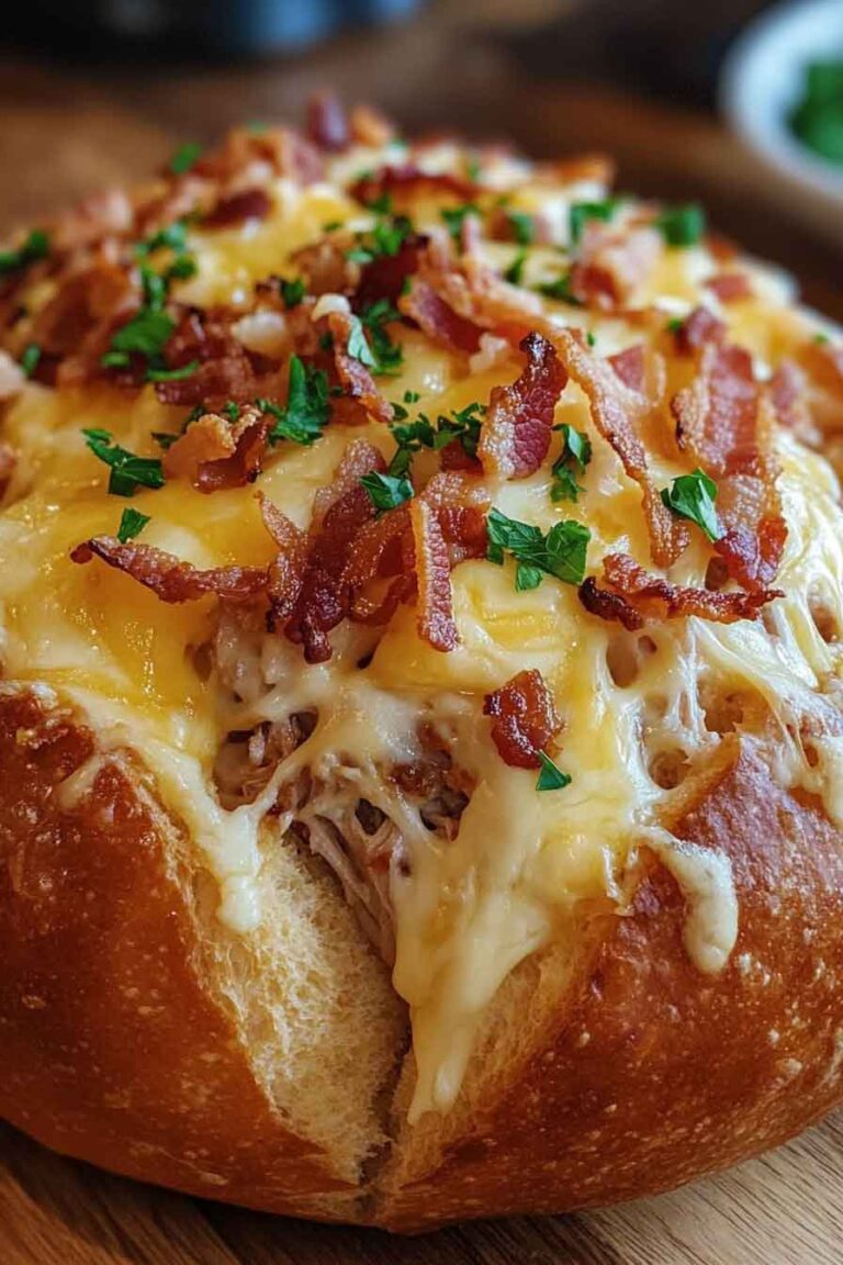 Cheesy Reuben Bread Bowl