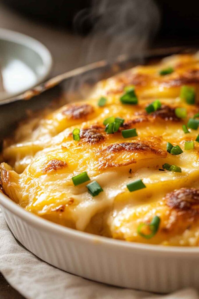 How to Serve Cheesy Scalloped Potatoes