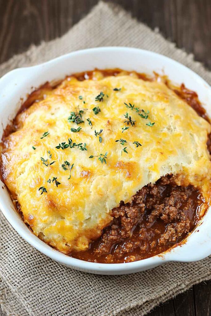 How to Serve Cheesy Sloppy Joe Bake