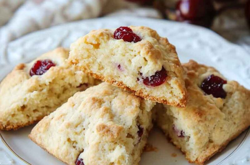Cherry Lemon Scones